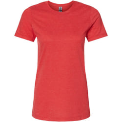 Gildan - T-shirt SOFTSTYLE - Femme (Rouge)