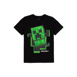 Minecraft - T-shirt CREEPER INSIDE - Enfant (Noir)