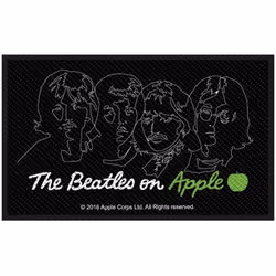 The Beatles - Écusson ON APPLE - Taille unique (Noir)
