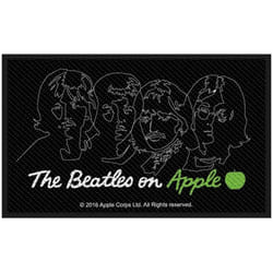 The Beatles - Écusson ON APPLE - Taille unique (Noir)