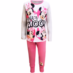 Disney - Ensemble de pyjama - Fille (Rose / Gris)