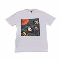 The Beatles - T-shirt RUBBER SOUL - Adulte (Blanc)