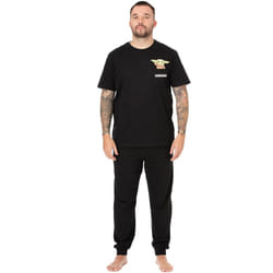 Star Wars: The Mandalorian - Ensemble de pyjama long - Homme (Noir)