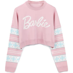 Barbie - Pull - Femme (Rose / Blanc)