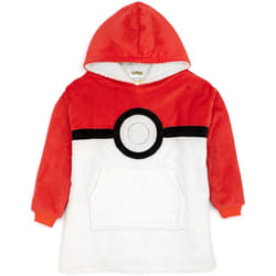 Pokemon - Sweat à capuche couverture - Enfant (Rouge / Blanc / Noir)