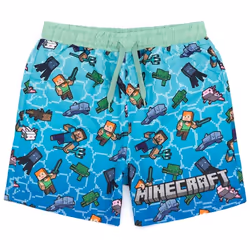 Minecraft - Short de bain - Garçon (Bleu)