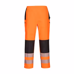 Portwest - Pantalon de pluie PW3 - Femme (Orange / Noir)