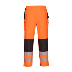 Portwest - Pantalon de pluie PW3 - Femme (Orange / Noir)