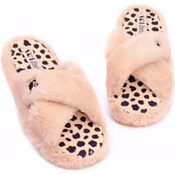 Barbie - Chaussons - Femme (Rose / Noir)
