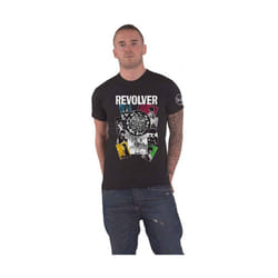 The Beatles - T-shirt REVOLVER - Adulte (Noir)