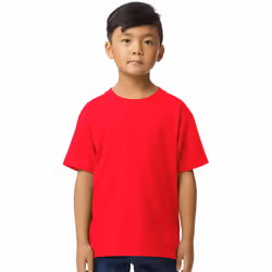 Gildan - T-shirt - Enfant (Rouge)