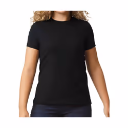 Gildan - T-shirt - Femme (Noir)