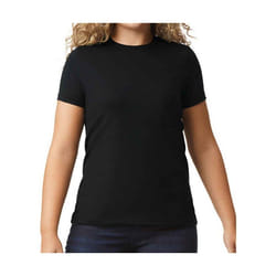 Gildan - T-shirt - Femme (Noir)