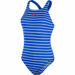 Speedo - Maillot de bain 1 pièce MEDALIST - Femme (Bleu / Blanc)
