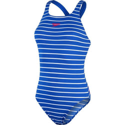 Speedo - Maillot de bain 1 pièce MEDALIST - Femme (Bleu / Blanc)