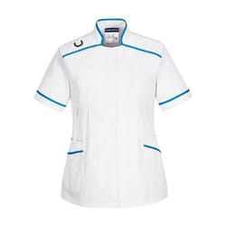 Portwest - Tunique - Femme (Blanc / Turquoise)