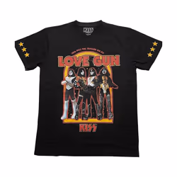 Kiss - T-shirt LOVE GUN - Adulte (Noir)
