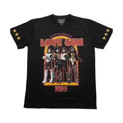 Kiss - T-shirt LOVE GUN - Adulte (Noir)