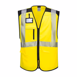 Portwest - Gilet haute visibilité PW3 - Homme (Jaune / Noir)