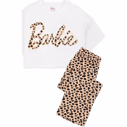 Barbie - Ensemble de pyjama - Femme (Blanc / Marron)