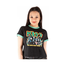 Kiss - Haut court ST PADDY´S RINGER - Femme (Noir / Vert)