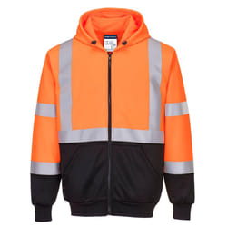 Portwest - Veste à capuche - Homme (Orange / Noir)