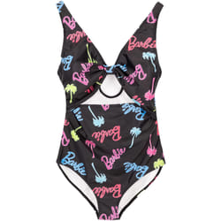 Barbie - Maillot de bain 1 pièce - Femme (Noir)