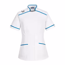 Portwest - Tunique de travail - Femme (Blanc / Turquoise)