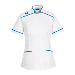 Portwest - Tunique de travail - Femme (Blanc / Turquoise)