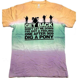 The Beatles - T-shirt GET BACK - Adulte (Multicolore)