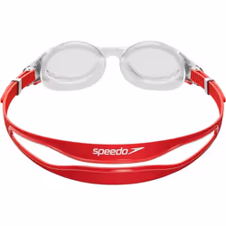 Speedo - Lunettes de natation - Homme - Taille unique (Rouge / Argenté / Transparent)