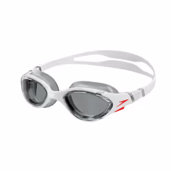 Speedo - Lunettes de natation - Homme - Taille unique (Blanc / Rouge / Gris)