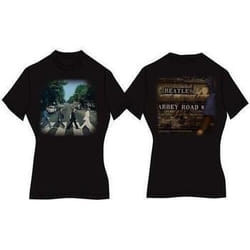 The Beatles - T-shirt - Femme (Noir)