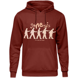 Genesis - Sweat à capuche THE WAY WE WALK - Adulte (Marron)