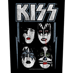 Kiss - Écusson - Taille unique (Noir)