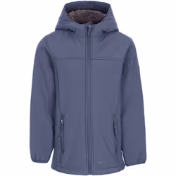 Trespass - Veste softshell KRISTEN - Enfant (Bleu marine)