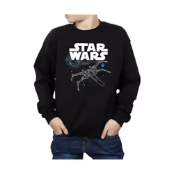 Star Wars: The Last Jedi - Sweat - Garçon (Noir)