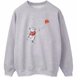Winnie the Pooh - Sweat - Femme (Gris chiné)