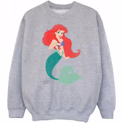 Disney Princess - Sweat CLASSIC - Fille (Gris chiné)