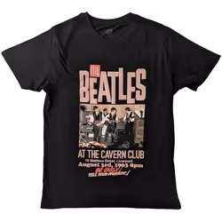 The Beatles - T-shirt CAVERN - Adulte (Noir)