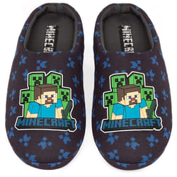 Minecraft - Chaussons - Garçon (Bleu marine)