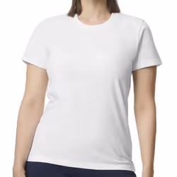 Gildan - T-shirt - Femme (Blanc)