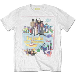 The Beatles - T-shirt YELLOW SUBMARINE - Adulte (Blanc)