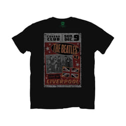 The Beatles - T-shirt LIVE IN LIVERPOOL - Adulte (Noir)