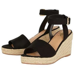 Dorothy Perkins - Sandales à talons compensés REBEKAH - Femme (Noir)