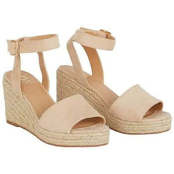 Dorothy Perkins - Sandales à talons compensés REBEKAH - Femme (Taupe)