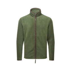 Premier - Veste polaire ARTISAN - Homme (Vert kaki foncé / Marron)