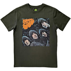 The Beatles - T-shirt RUBBER SOUL - Adulte (Vert)