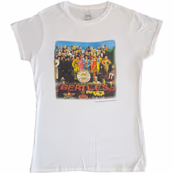 The Beatles - T-shirt SGT PEPPER - Femme (Blanc)