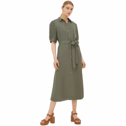 Dorothy Perkins - Robe chemisier - Femme (Kaki)